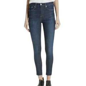 Rag & Bone 10” Ankle Skinny Jean Mad River Blue 26